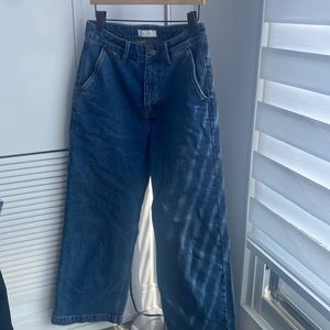 Oak and fort size 26 flared jeans